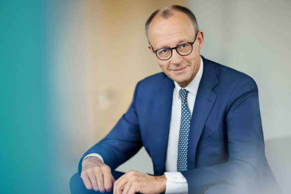 Friedrich Merz sollte es alleine machen. Foto CDU/presse