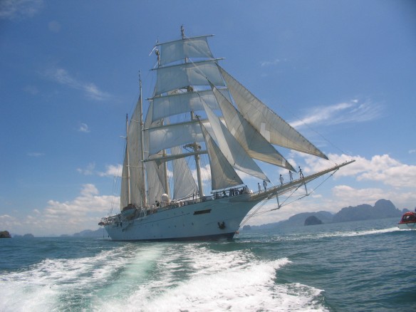 Beeindruckender Viermaster Foto Star Clippers