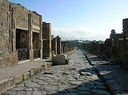 Pompeji. 79 n.Chr. vom Vesuv zerstört. Foto wikipedia